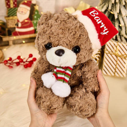 Personalised Christmas Plush Toys,Teddy Bear With Name