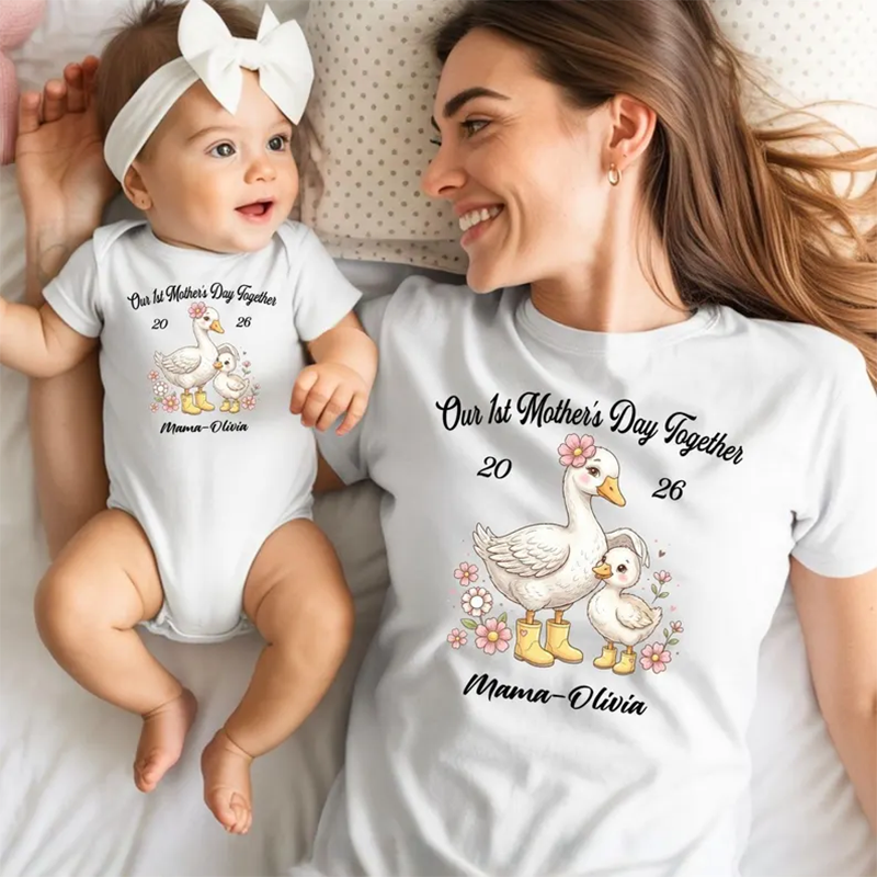 Personalized Mama Shirt, First Mothers Day Shirt