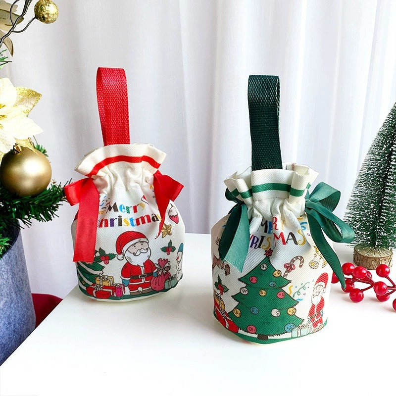 Christmas Party Candy Handbag Diy Creative Apple Bag
