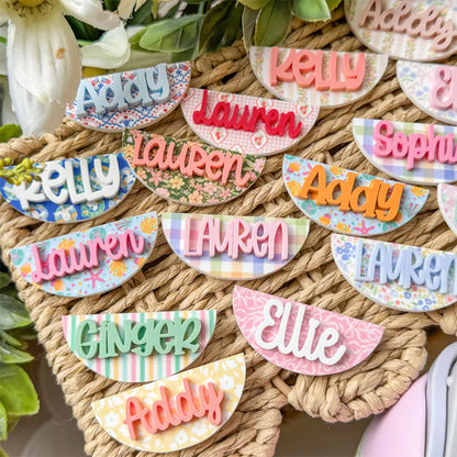 SUMMER Owala Name Plate, Personalized Owala Name Plate