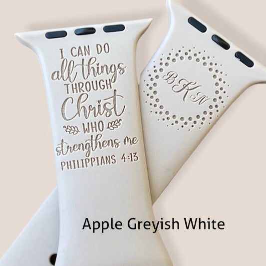 Scripture iWatch Band, inspirational Apple Watch Band for Apple, Samsung