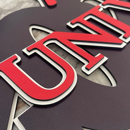 Deluxe Grad Sign, Personalized School Name, Graduation Cap Wood Sign, Party Backdrop Decor