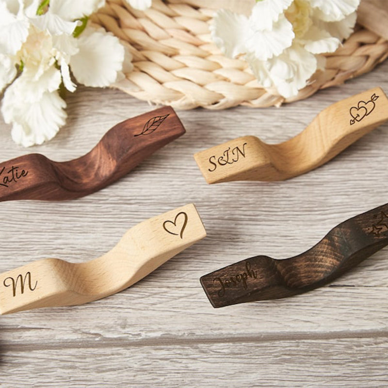 Personalized Wood Book Page Holder,Custom Thumb Page Holder