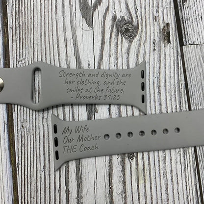 Personalized Inscription Apple Watch Bands