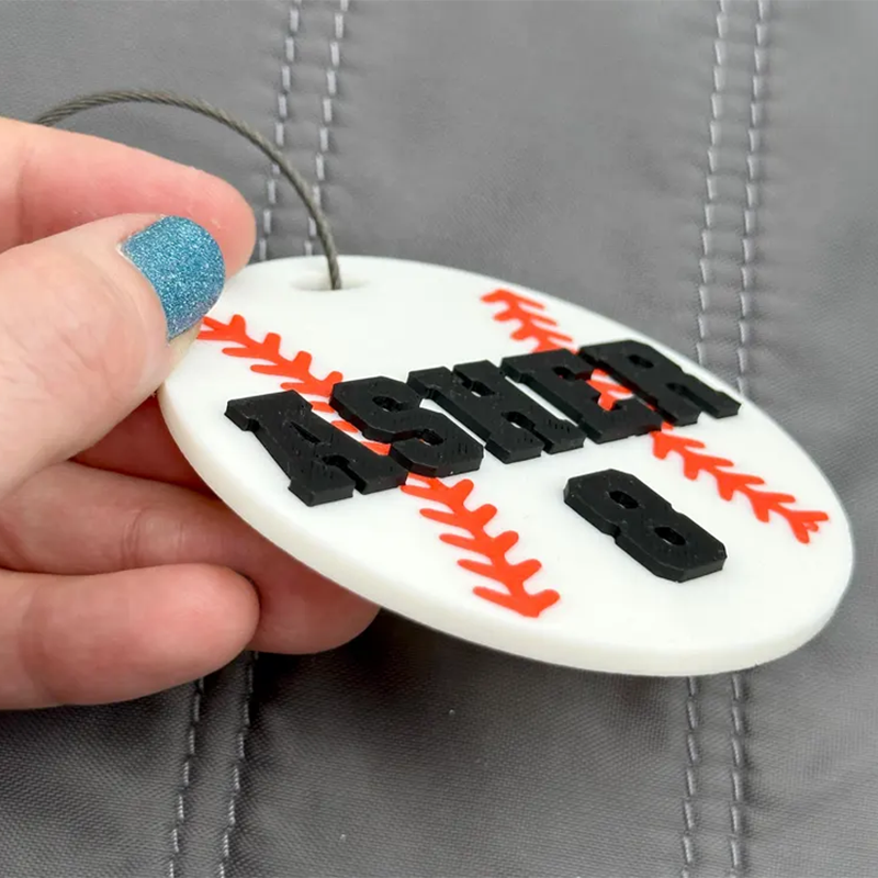 Sports Bag Name Tag | Personalized Sport Keychain