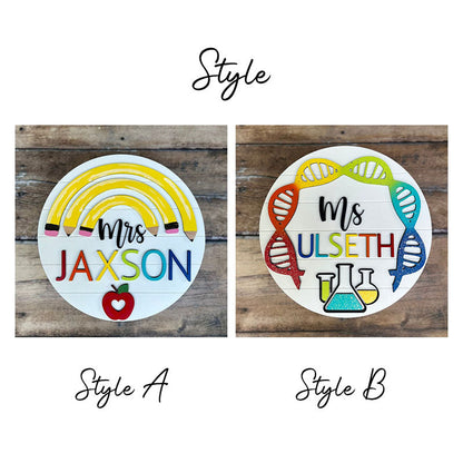 Teacher Door | Teacher Door Sign | Teacher Name