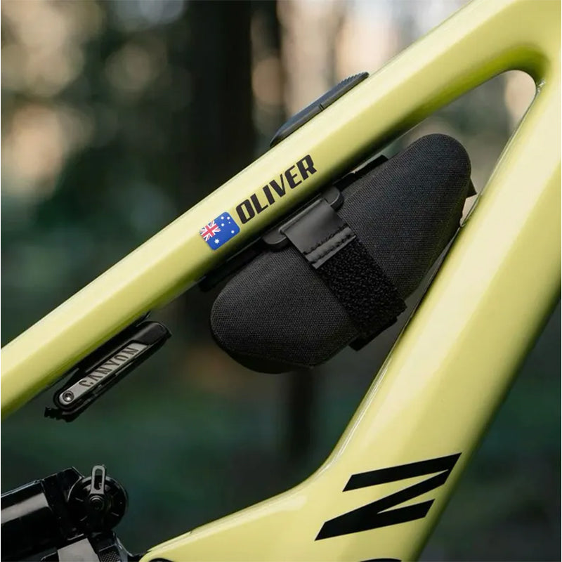 2x Personalized Name Decal , Cyclist Name