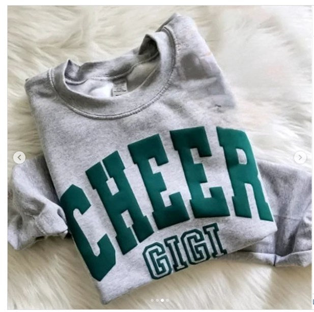 Personalized Cheer Mom sweatshirt,Custom Team Sweatshirts