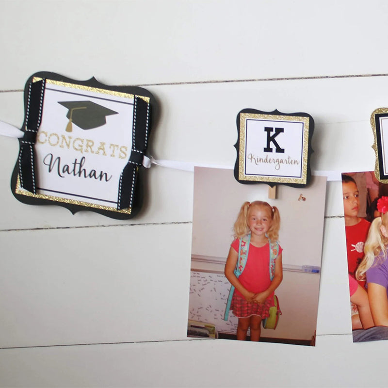 Graduation Photo Banner, Graduation Decorations