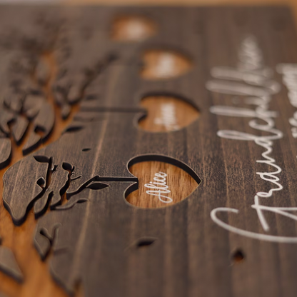 Personalized Wooden Sign for Grandparents