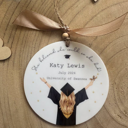 Personalised Graduation Gift Keepsake, University Graduation Gift