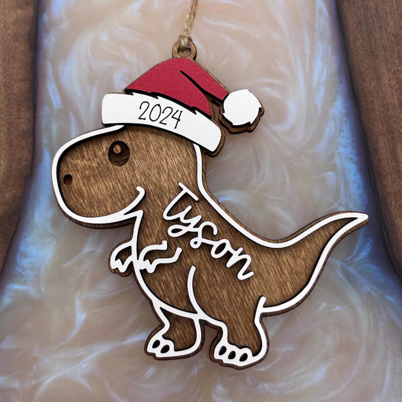 Dinosaur Ornament | Personalized Dinosaur Ornament