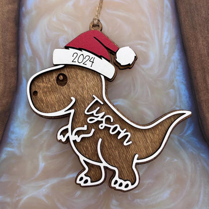 Dinosaur Ornament | Personalized Dinosaur Ornament