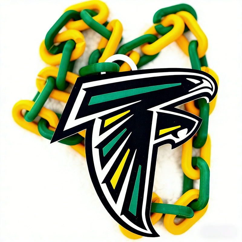 Custom Sports Turnover Chain, Oversized Medallion, Team mascot, Custom Colors, Any Logo