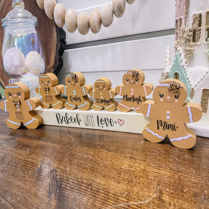 Personalized Gingerbread Block - Gingerbread Blocks