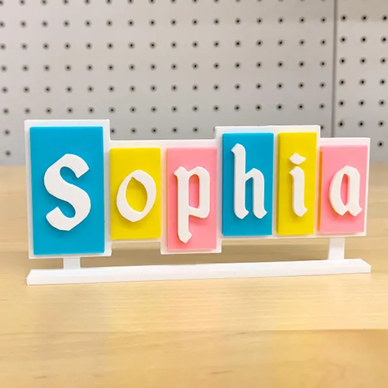 Personalized Desk Name Plate, Desk Name Disney Sign