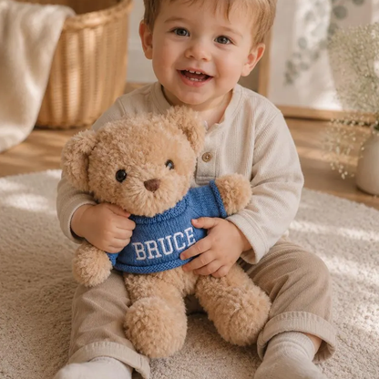 Embroidered Name Teddy Bear,Personalized Stuffed Animal