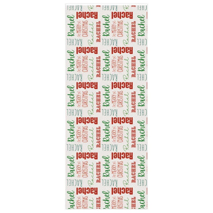 Personalized Name Christmas Wrapping Paper
