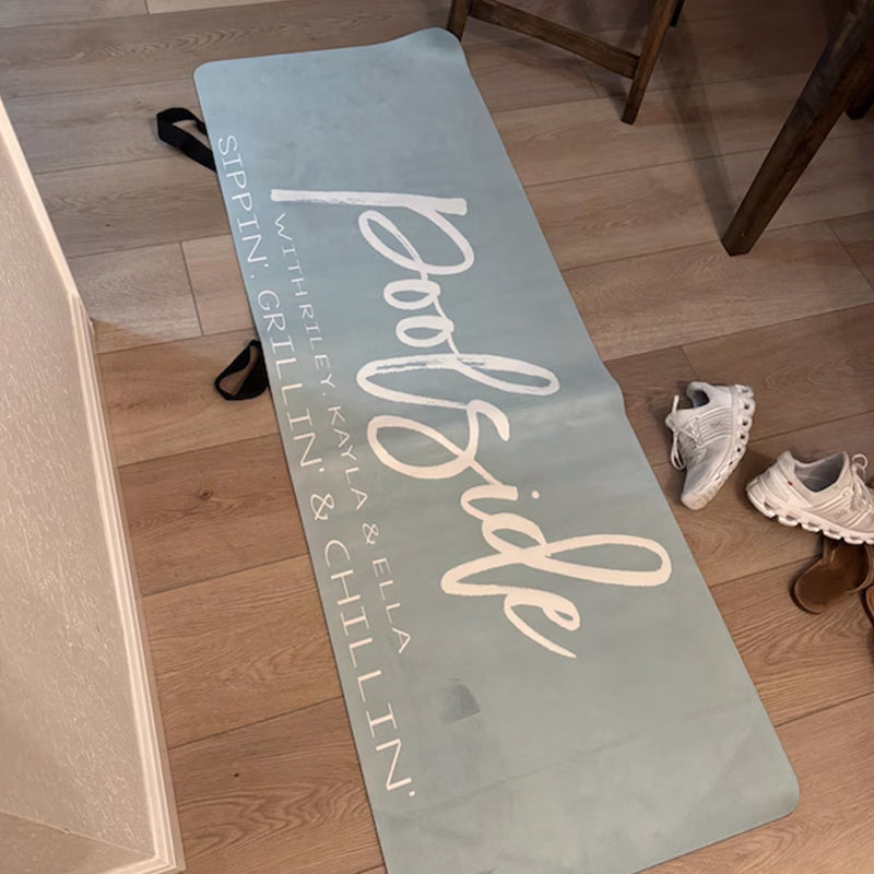 Customized Poolside Runner Mat - Personalized Lake House Mat