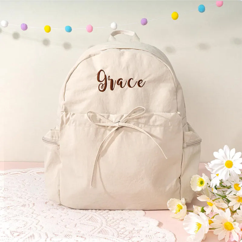 Custom Kids Backpack Cute Toddler Backpack with Bow