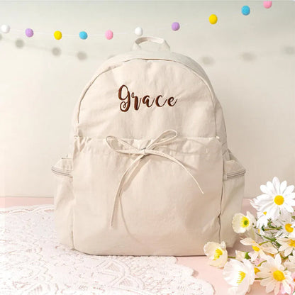 Custom Kids Backpack Cute Toddler Backpack with Bow