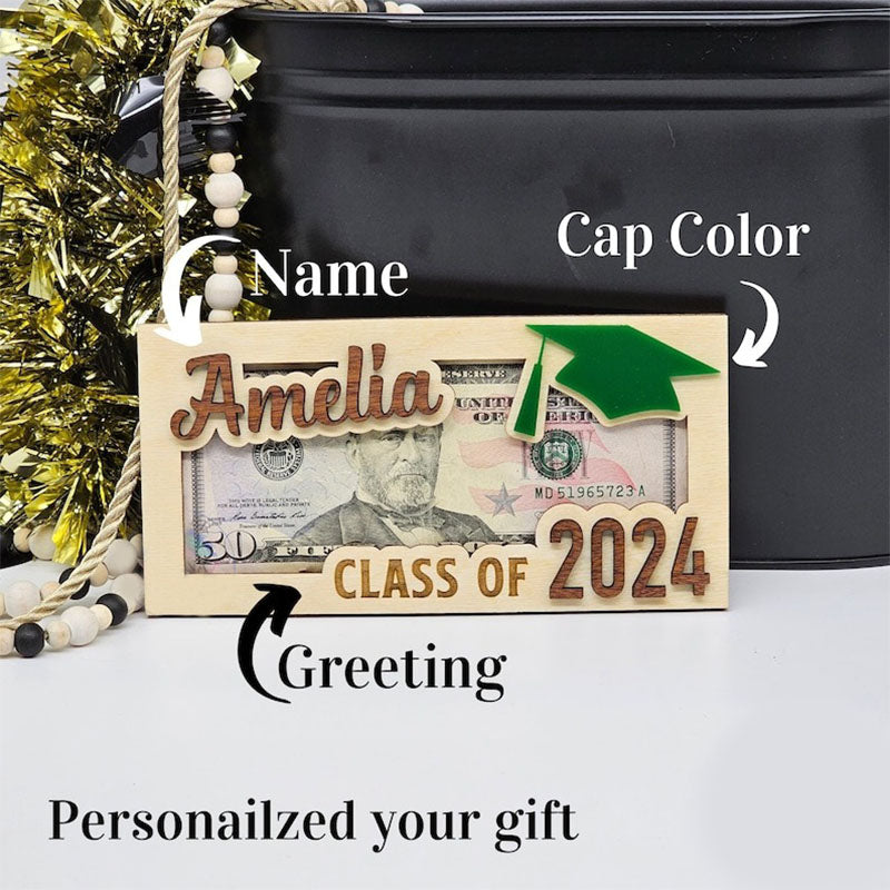 Graduation Money Holder, Class of 2025 Gift, High School Graduation