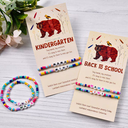 Mommy And Me Matching Bracelet, First Day Of School Bracelet