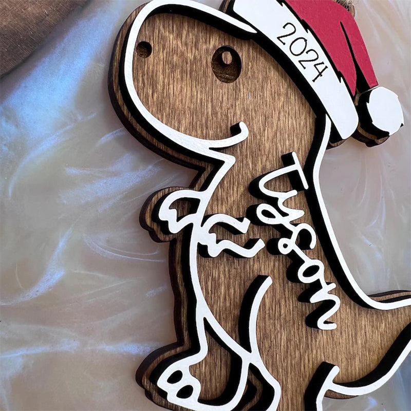 Dinosaur Ornament | Personalized Dinosaur Ornament