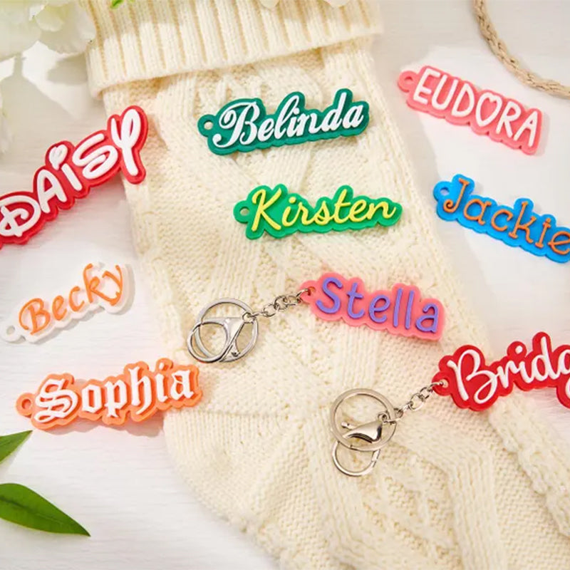 Custom Stocking Name Tag,Personalized Christmas Gift Tag