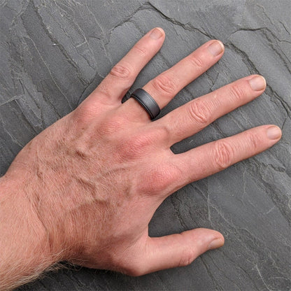 Custom Engraved Silicone Ring for Men