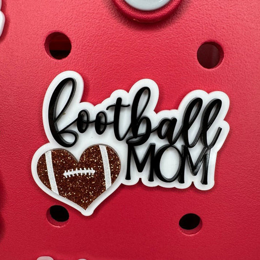 Football Mom Baseball Mom Cheer Mom Soccer Mom Charm for Bogg Bags