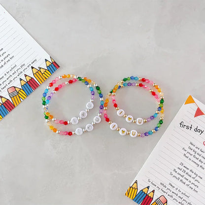 First day of school bracelet set | kindergarten bracelet