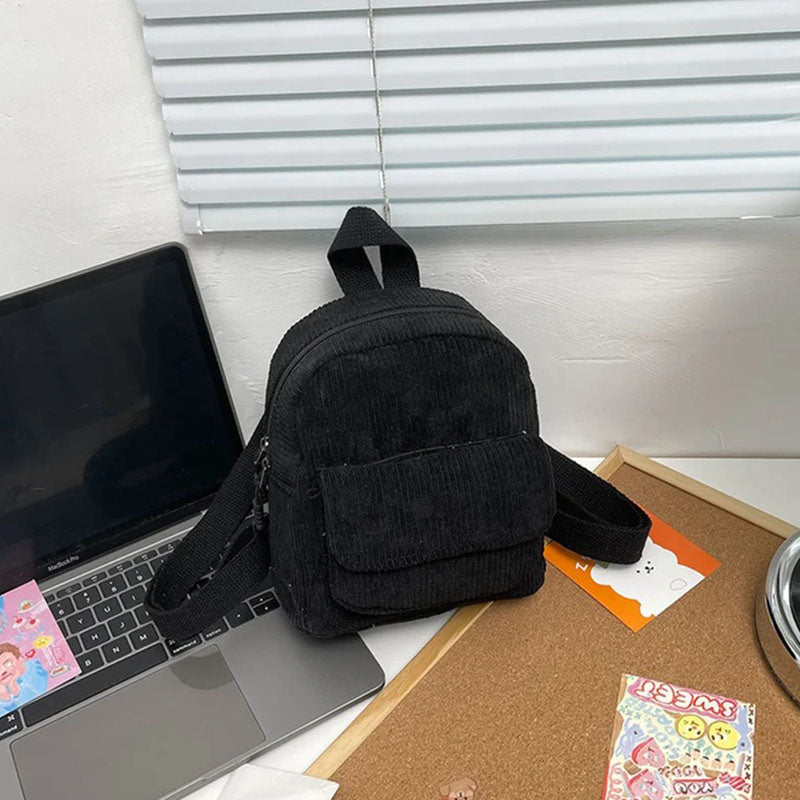 Fashion Personalized Embroidered Women Mini Backpack Name Student Girls Schoolbags