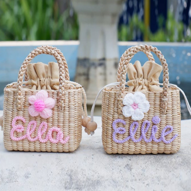 Kids Easter Basket, Monogram Easter Basket, Personalized Easter Basket