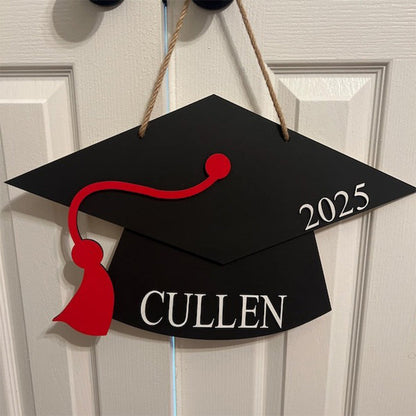 Front Door Decor, Personalized Graduation Sign