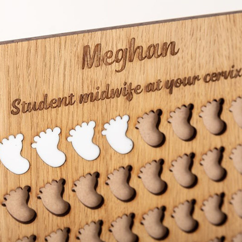 Student Midwife Gift - Student Midwife Birth Counting Board