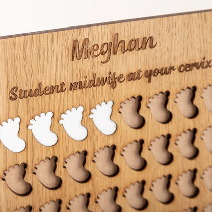 Student Midwife Gift - Student Midwife Birth Counting Board