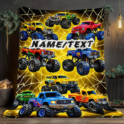 Ized Racing Car Themed Blanket Suitable for Bed
