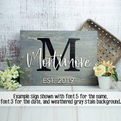 Mr and Mrs Gift | Engagement Gift | Holiday Gift | Rustic Christmas Gift