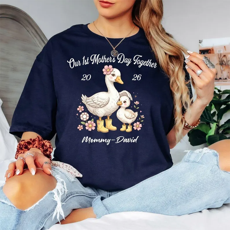 Personalized Mama Shirt, First Mothers Day Shirt