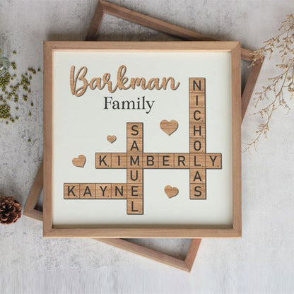 Personalized Family Name Sign