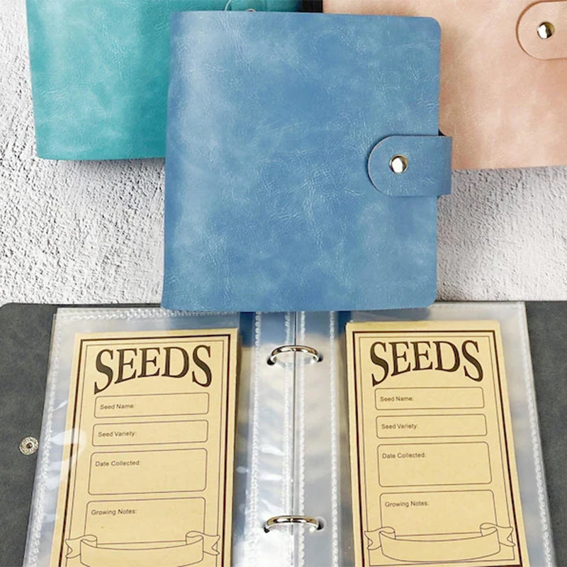 Custom Garden Seed Organizer Binder - Personalized Seed Book