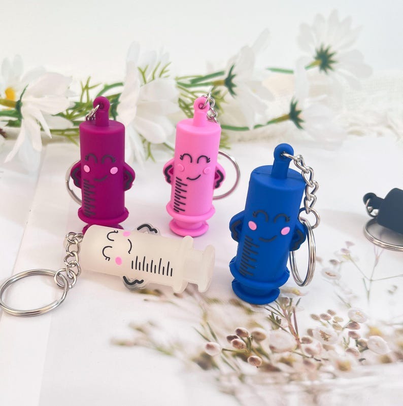 Personalized Ampoule opener breaker Syringe. Cute Nurse and Paramedic Ampule Openers