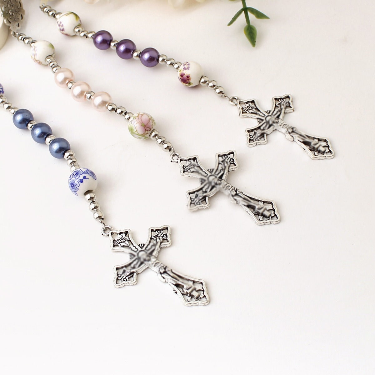 Personalized PU Leather Rosary Coin Purse with Name