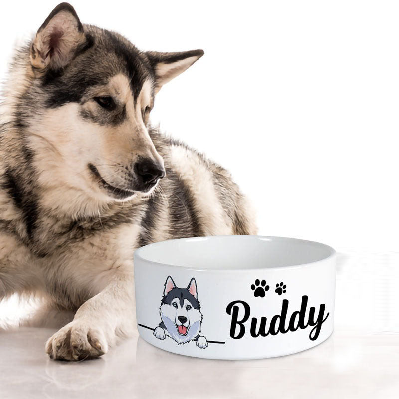 Personalized Custom Dog Bowls, Gift for Dog Lovers