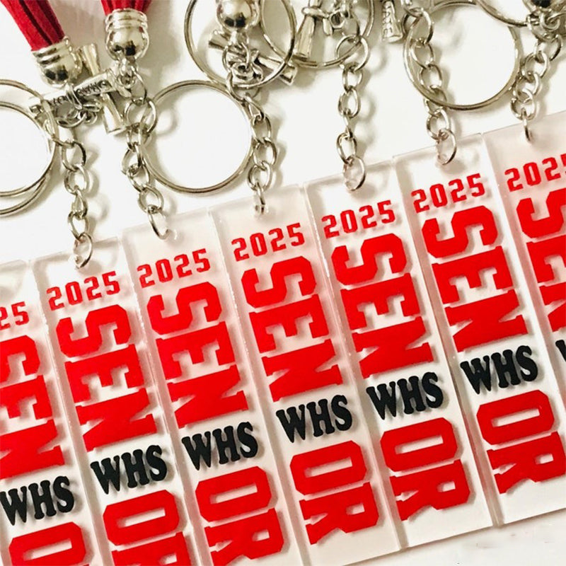 Personalized Graduation Keychain 2025, Graduate Gift, Senior 2025 Gift Idea