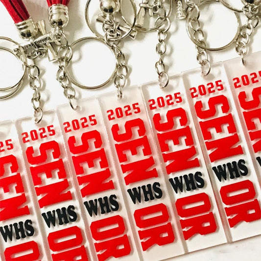 Personalized Graduation Keychain 2025, Graduate Gift, Senior 2025 Gift Idea