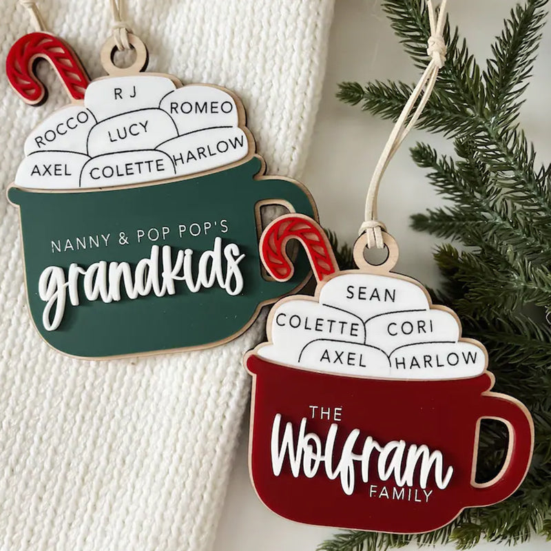 Family Christmas Ornament | Personalized Family Ornament