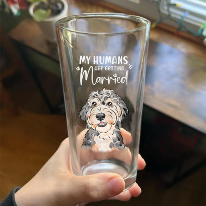 Custom Dog Engagement Gift, My Humans Are Getting Married Mug