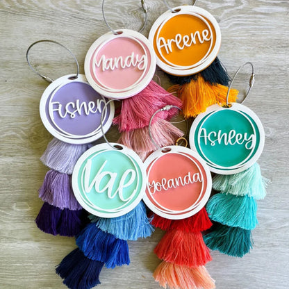 Backpack name keychain, Bogg Bag Name Keychain，3d name keychain, name keychain